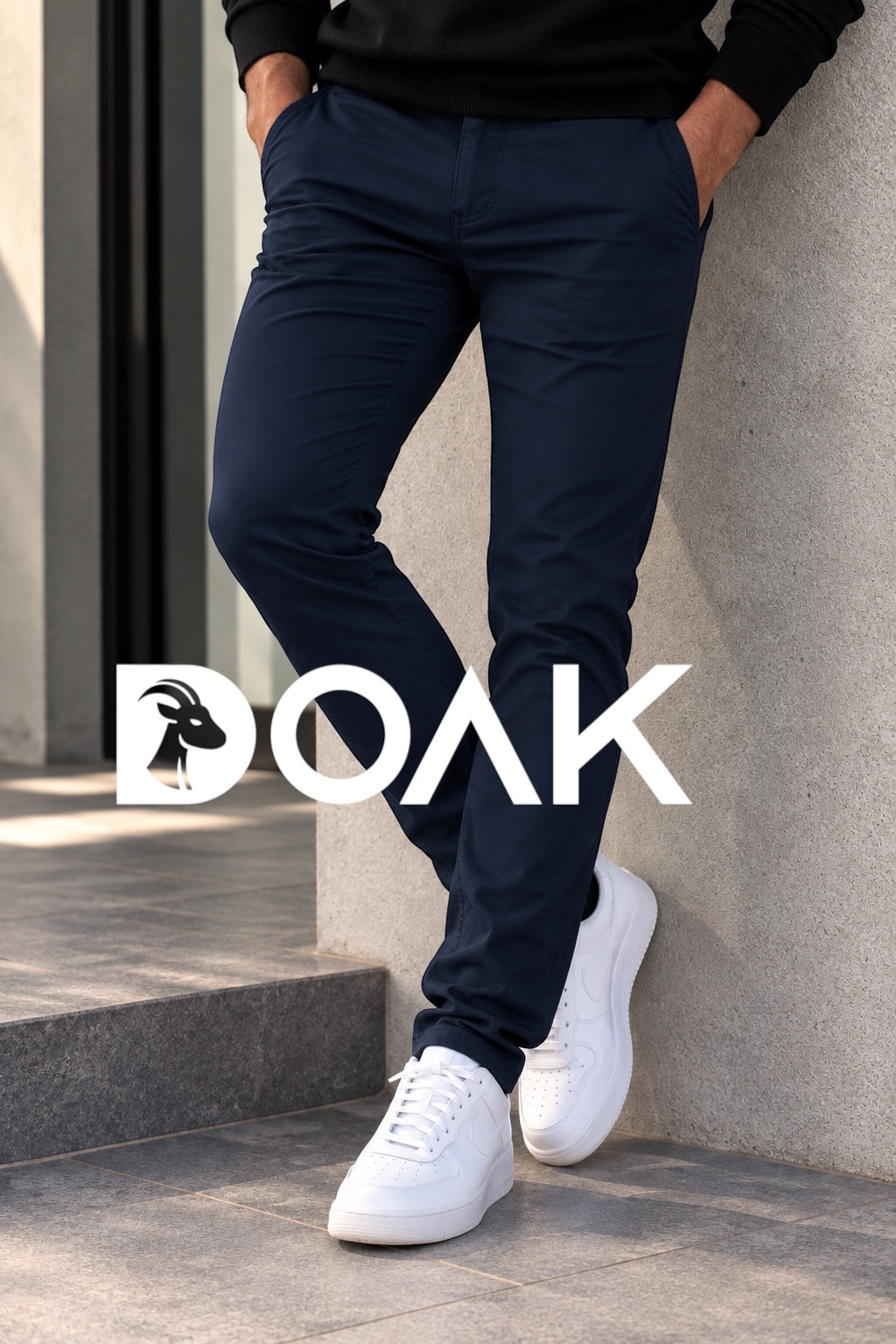 Pantalon dril bota recta