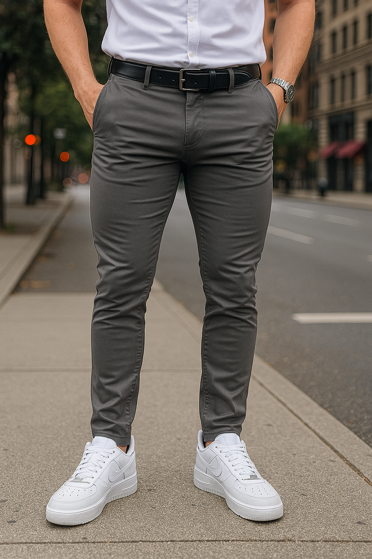 Pantalon Dril clasico entubado
