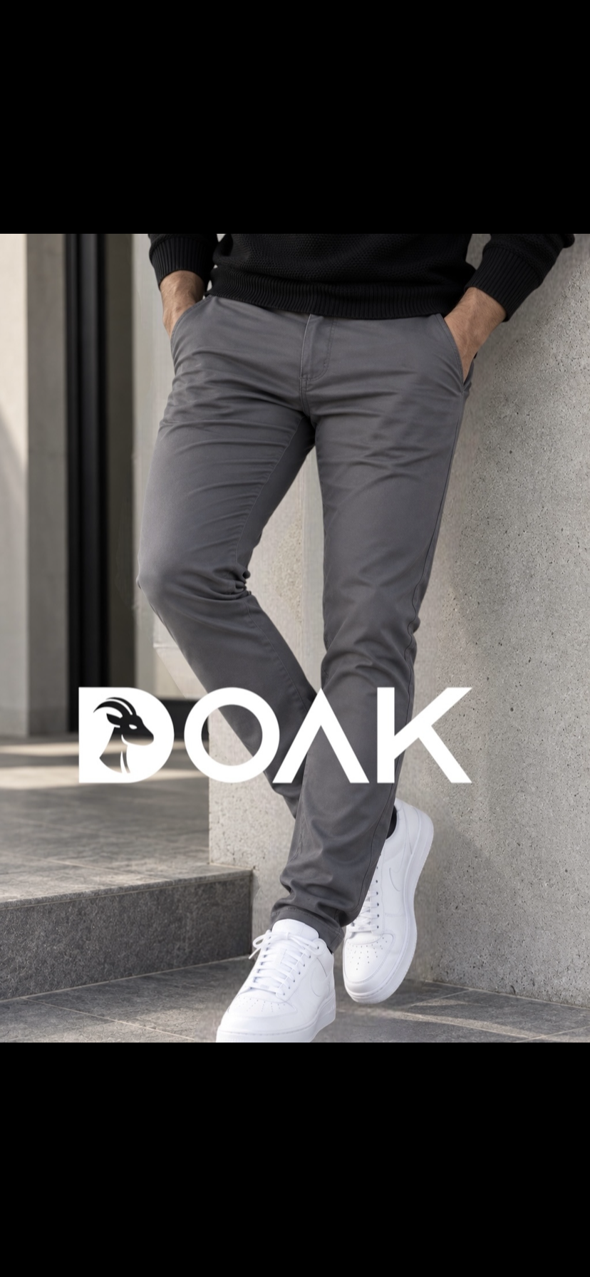 Pantalon dril bota recta
