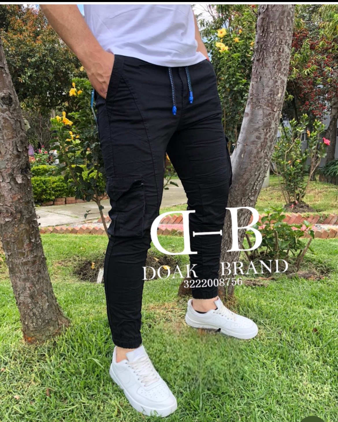 Pantalon jogger dril