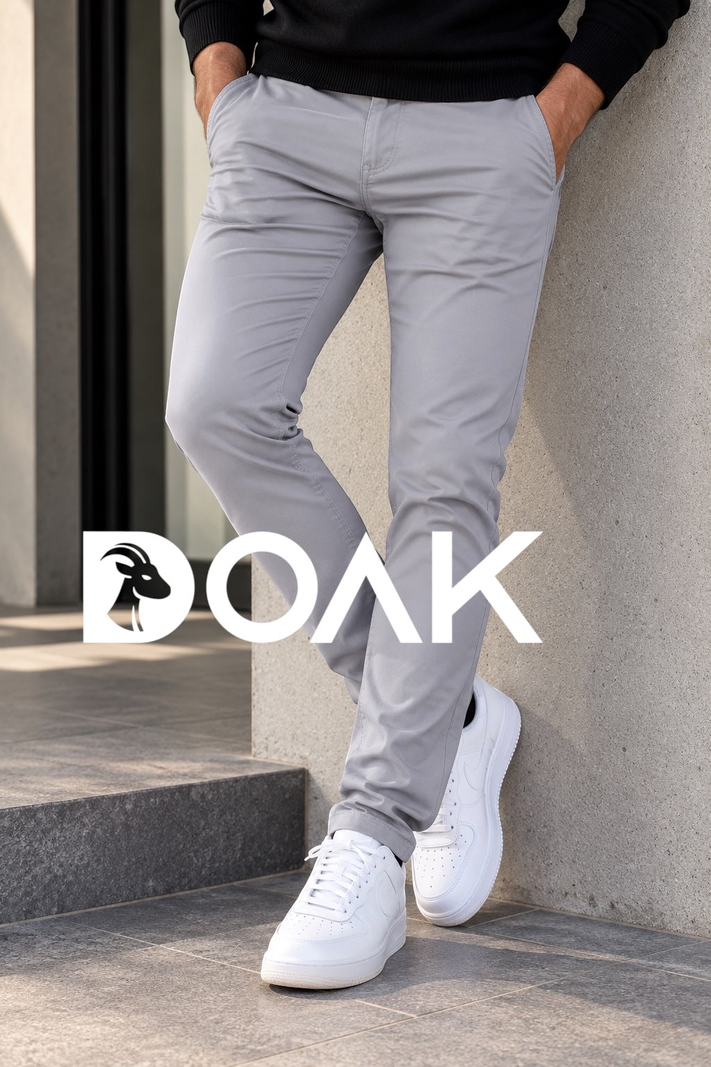 Pantalon dril bota recta