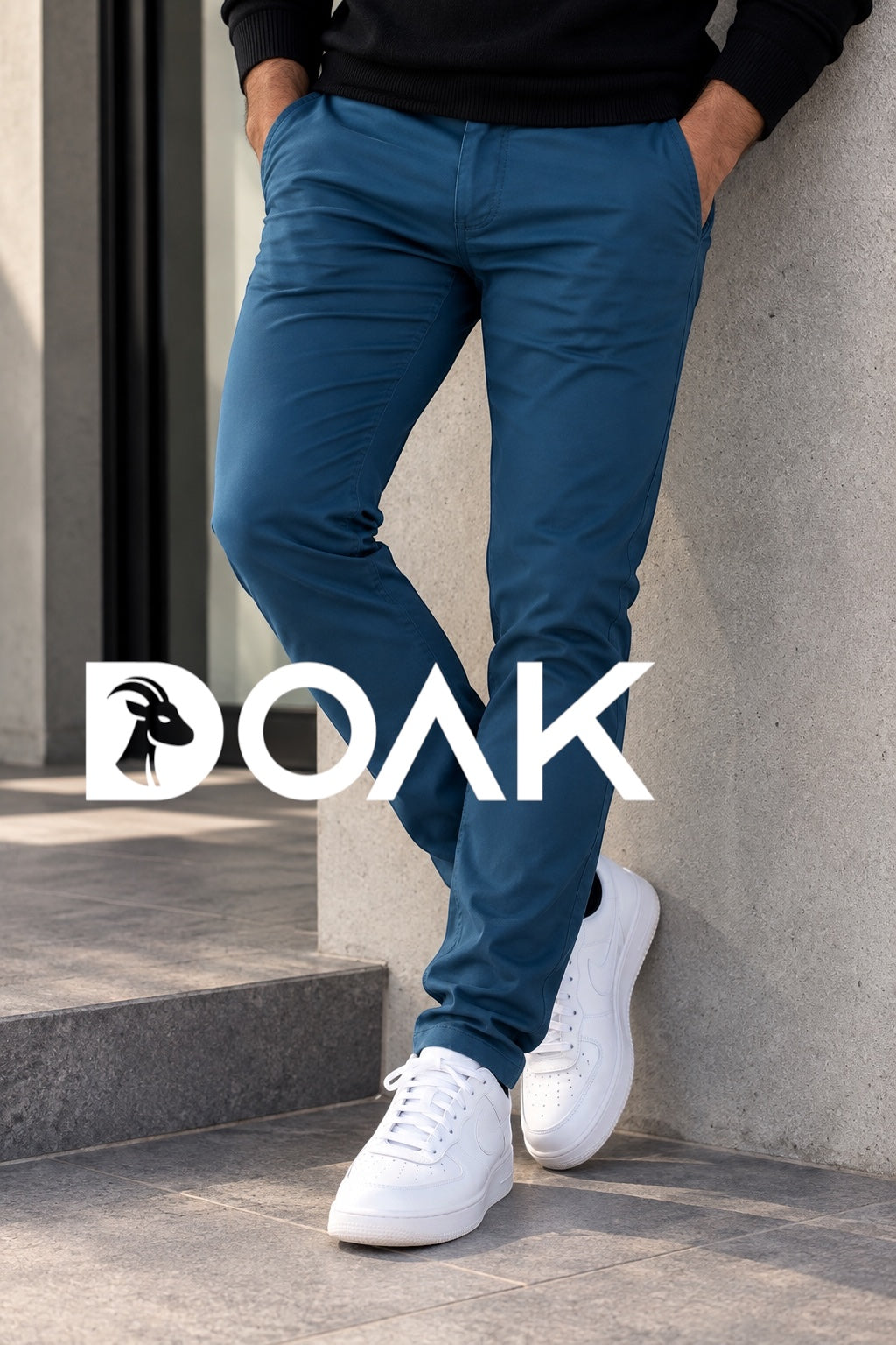 Pantalon dril bota recta